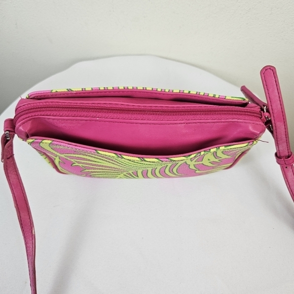 Vera Bradley "PALM FRONDS" Small CROSSBODY BAG - Picture 8 of 10